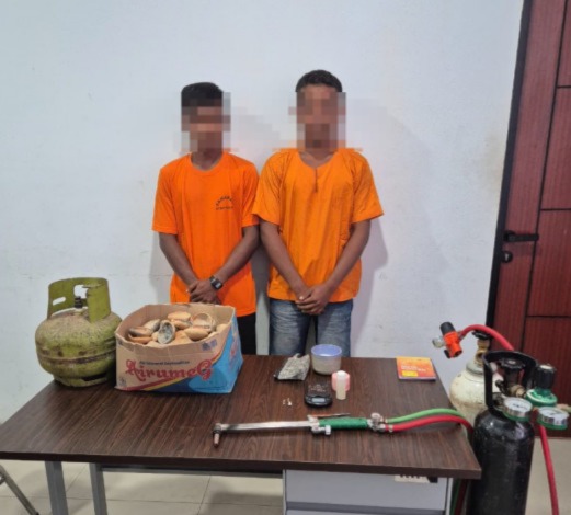 Polda Riau Gerebek Tambang Emas Ilegal di Kuansing, Dua Pelaku Ditangkap