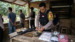 Pengedar Sabu Todong Polisi Pakai Senjata Api Rakitan