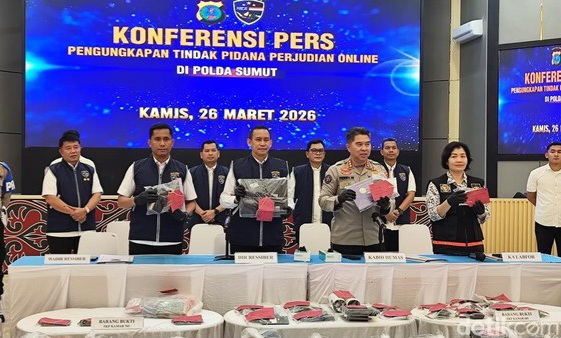 Polda Sumut Bongkar Judi Online di Apartemen di Medan, 19 Orang Tersangka