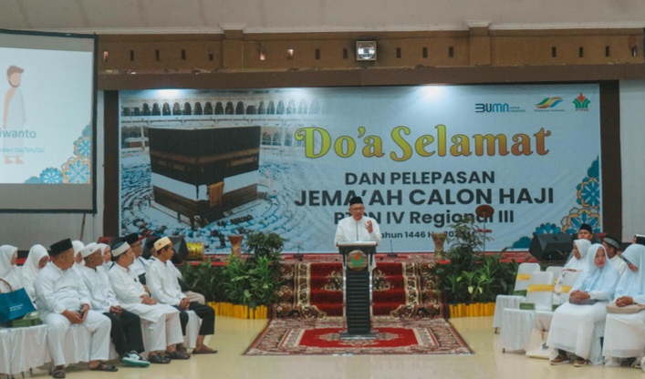 136 Jemaah Calon Haji PTPN IV Regional III Bertamu ke Baitullah