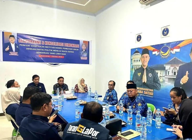 KPU Gorontalo Utara Lakukan Pemutakhiran  Data Partai Politik