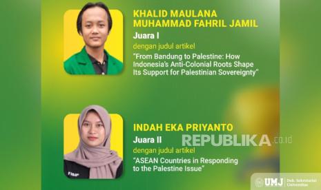 Bangga! 2 Mahasiswa Ilmu Politik UMJ Sabet Juara di Kompetisi Penulisan Ilmiah AMEC