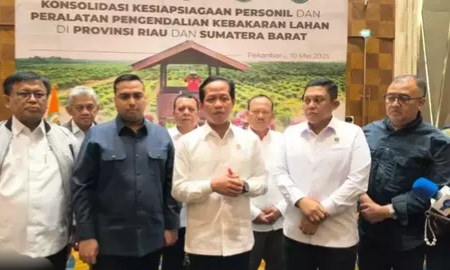Karhutla Riau Mengkhawatirkan, Menteri LH Gelar Konsolidasi Darurat