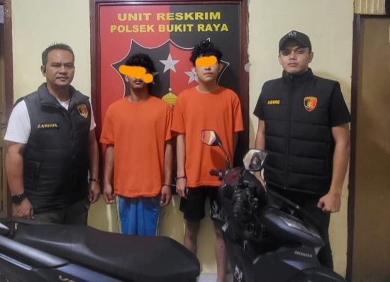 Kurang 24 Jam, Polisi Bekuk Dua Penjambret di Pekanbaru
