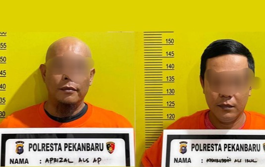 2 Pelaku Pungli Retribusi Sampah Dibekuk, Pakai Kwitansi DLHK Pekanbaru