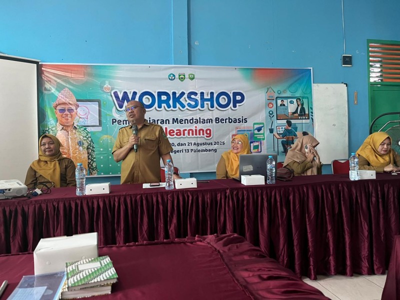 SMAN 13 Palembang Gelar Workshop Pembelajaran Mendalam Berbasis E-Learning