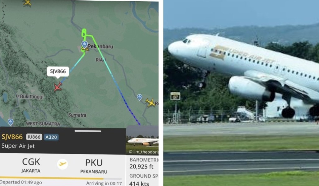 Alasan Keselamatan, Super Airjet Rute Jakarta-Pekanbaru Dialihkan ke Padang