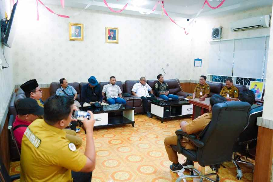PWI Bengkalis Audiensi dengan Kadis Kominfotik