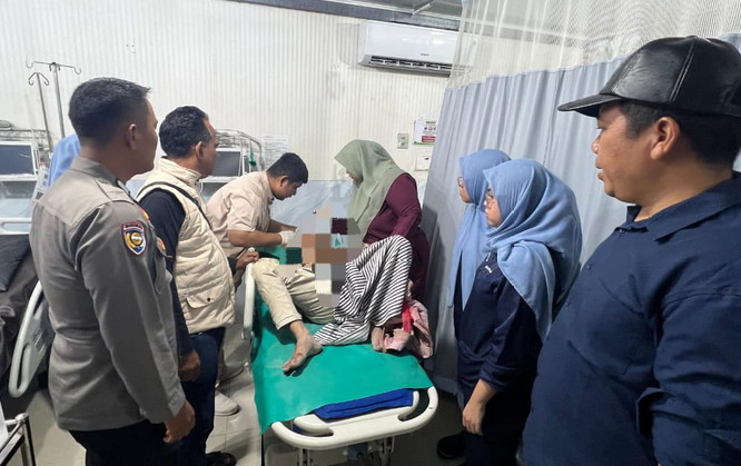 Sempat Kabir dan Tertangkap, Maling Motor Kritis Dihajar Warga Tambang, Kampar