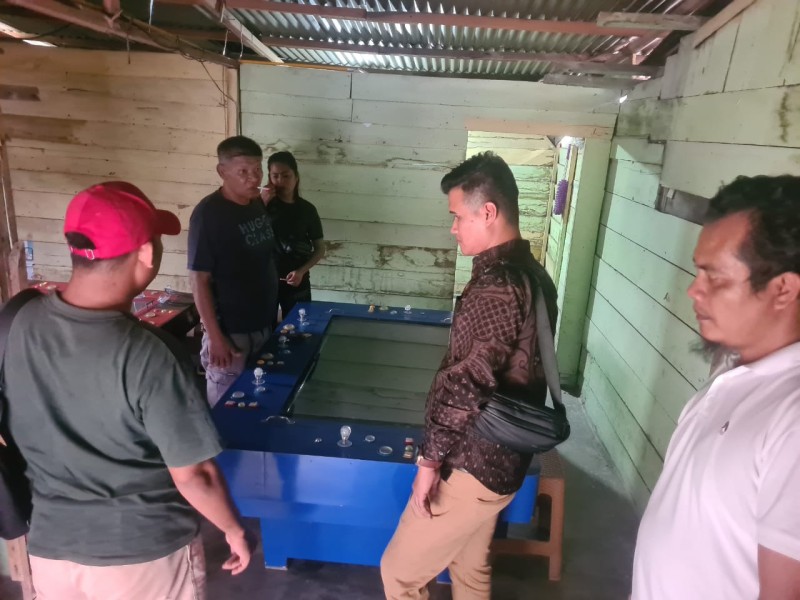 Polsek Kandis Sidak Lokasi Diduga Judi Meja Ikan, Tak Temukan Aktivitas Perjudian