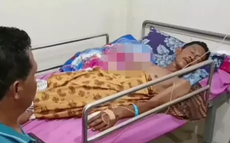 Tangan Petambak Udang di OKI Putus Diterkam Buaya