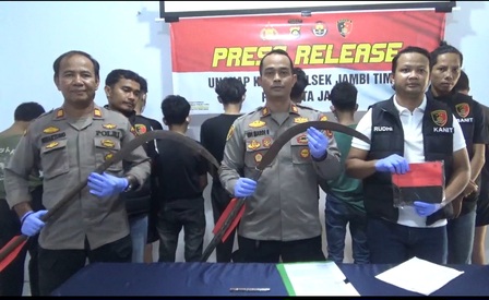 Geng Motor Bersenjata Yang Viral di Jambi Ternyata Pelajar SMP