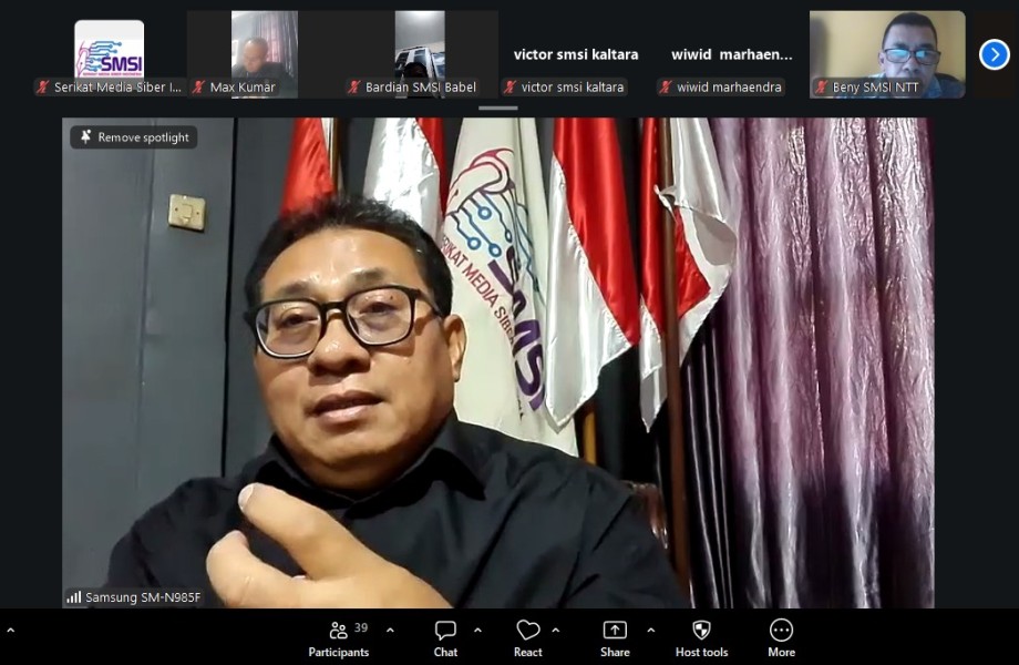 Dinamika Politik Kian Sentral, Ketum SMSI Pusat Firdaus Minta Media Siber Daerah Jaga Independensi