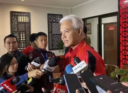 Ganjar Pranowo Tanggapi Elektabilitas Gerindra yang Ancam PDIP