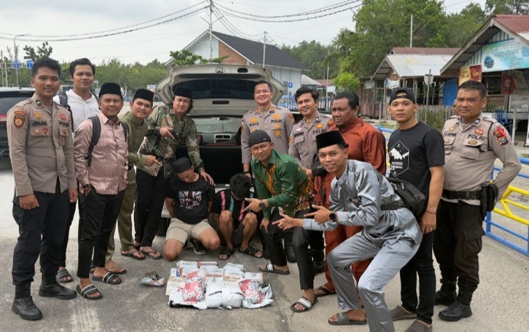 Polres Bengkalis Gagalkan Penyelundupan 13 Kg Sabu, Dua Kurir Dibekuk