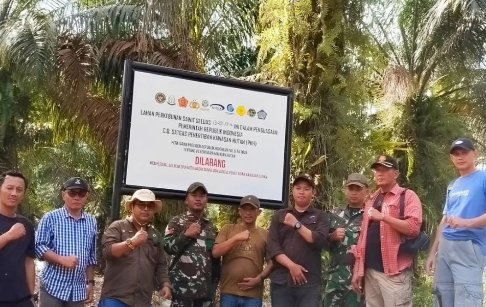 Satgas Segel 13.000 Ha Areal di Kampar