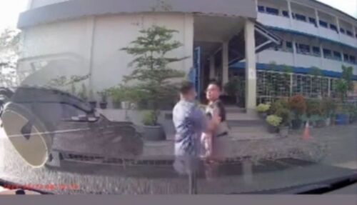 Viral Penganiayaan di Depan Sekolah As-Shofa, Polresta Pekanbaru Usut Pemobil Pukul Pejalan Kaki Gendong Balita