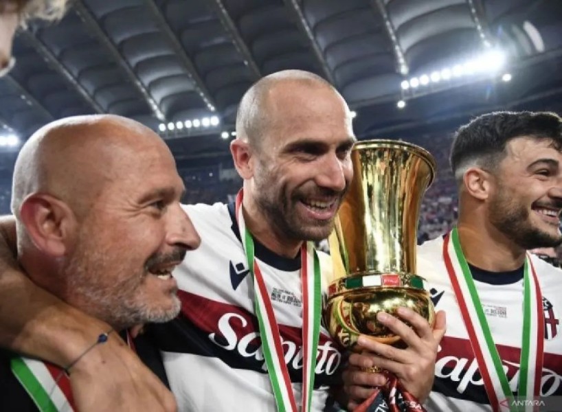 Bologna Berhasil Raih Gelar Piala Italia Seusai Tekuk AC Milan 1-0