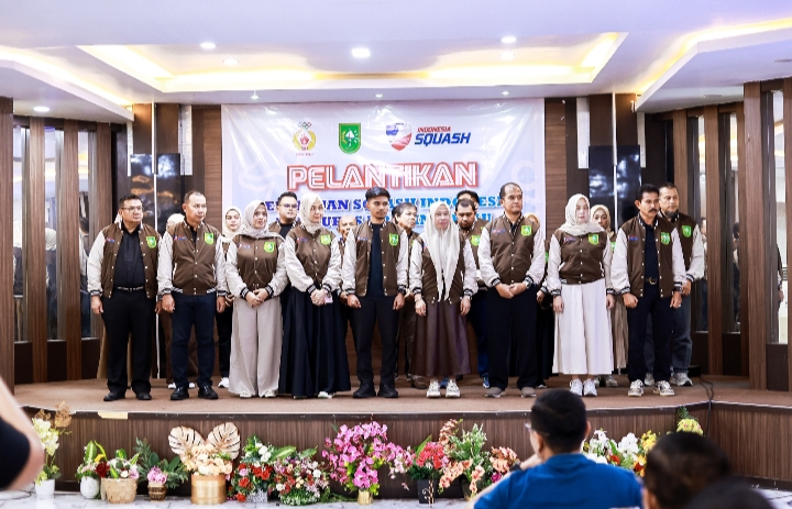 Pengurus  Squash Riau Resmi Dilantik, Siap Hadirkan Prestasi