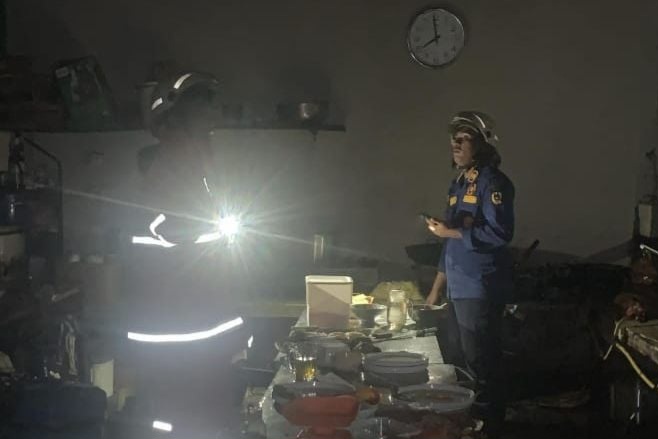 Ledakan Gas LPG Lukai Tujuh Karyawan di Ruko Jalan Arifin Ahmad Pekanbaru
