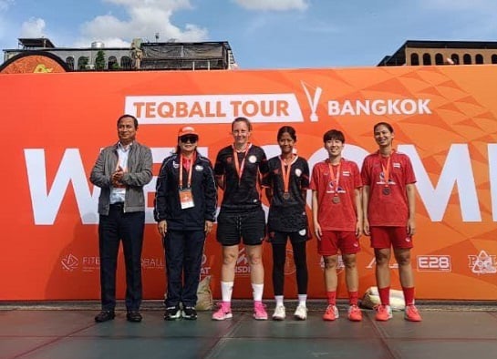 Sumaya/Gabriel Kota Raih Perunggu di World Tour Teqball Championship Bangkok 2025