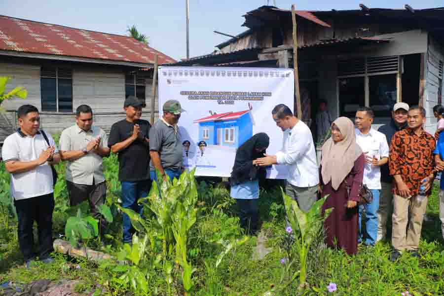 Kepedulian Sosial Jadi Prioritas, Pemko Pekanbaru Bangunkan Rumah untuk Warga Prasejahtera
