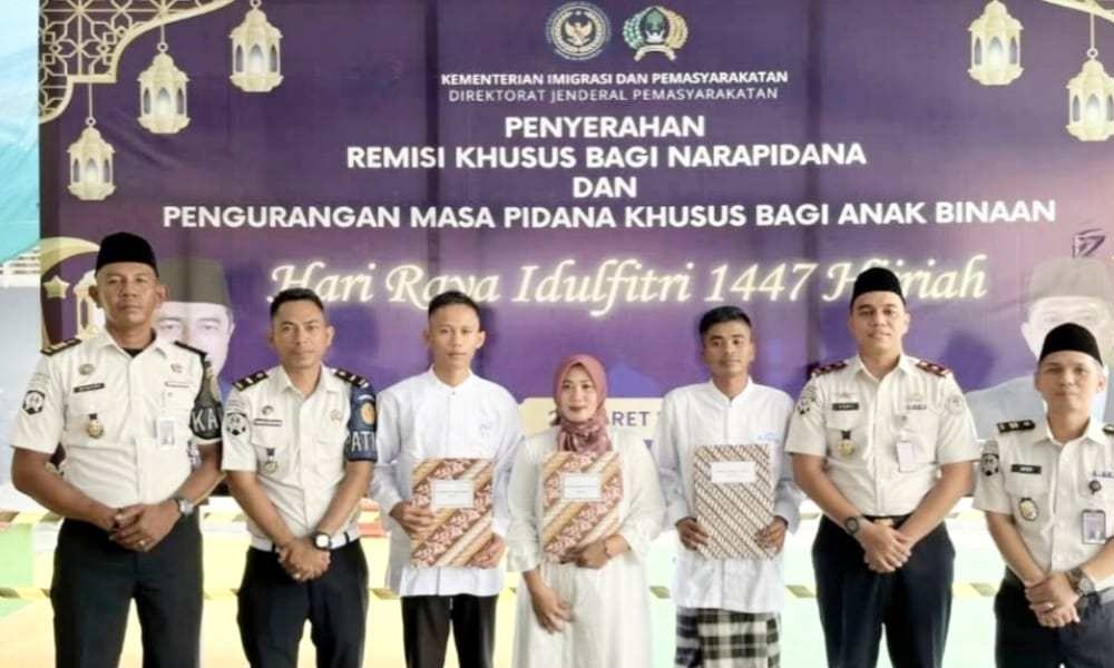 Sebanyak 330 Warga Binaan  Dapat Remisi, Dua Orang Langsung Bebas