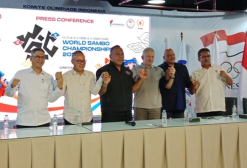 Kemenpora, NOC, dan KONI Kompak Dukung Kejuaraan Dunia Sambo Kadet dan Junior 2025