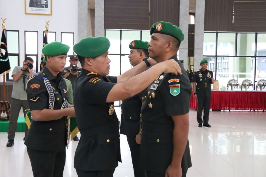 Pangdam XIX/TT Pimpin Sertijab Danrem 031/Wira Bima, Brigjen TNI Agustatius Sitepu Resmi Menjabat