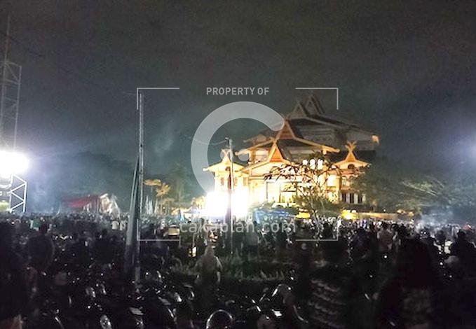Ribuan Suporter PSPS Padati Purna MTQ, Nobar Penentuan Tiket Liga 1