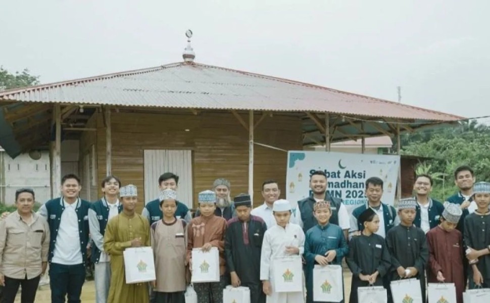 Serunya Sobat Aksi Ramadhan bareng PTPN IV Regional III di Pesantren Tualang