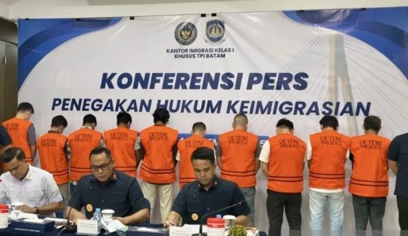 Imigrasi Batam tindak 10 Warga Negara Asing langgar aturan keimigrasian