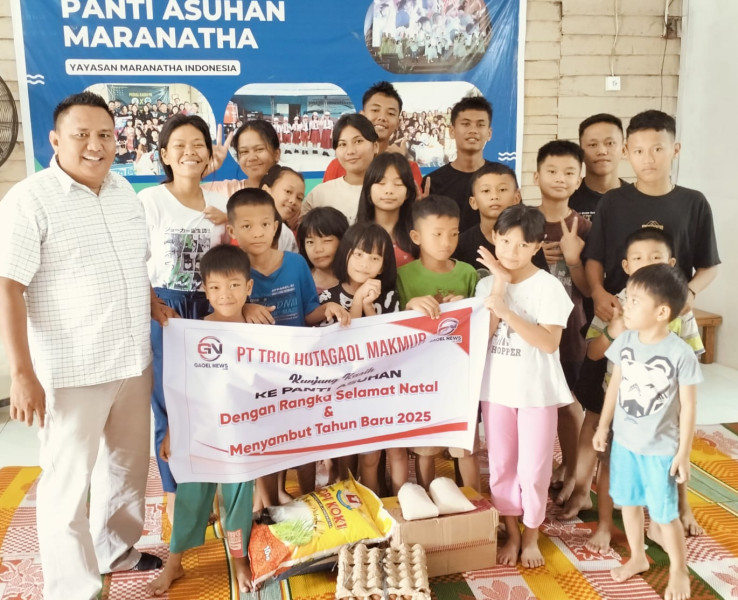 Media Online GaolNews Gelar Bakti Sosial di Panti Asuhan Maranatha