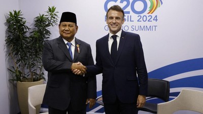 Prabowo Bertemu Macron, Bahas Jet Tempur Rafale-Kapal Selam Scorpene