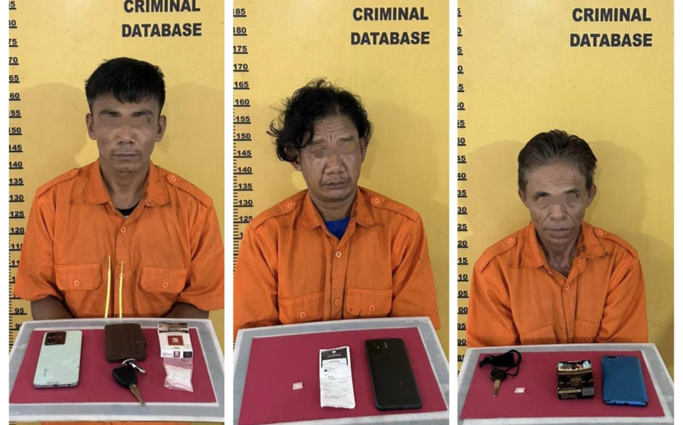 Polres Inhu Berhasil Ringkus Tiga Pengedar Sabu di Seberida