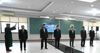 Pelantikan Kajur dan Sekjur Unri, Rektor: Wujudkan Pemimpin Inovatif dan Unggul