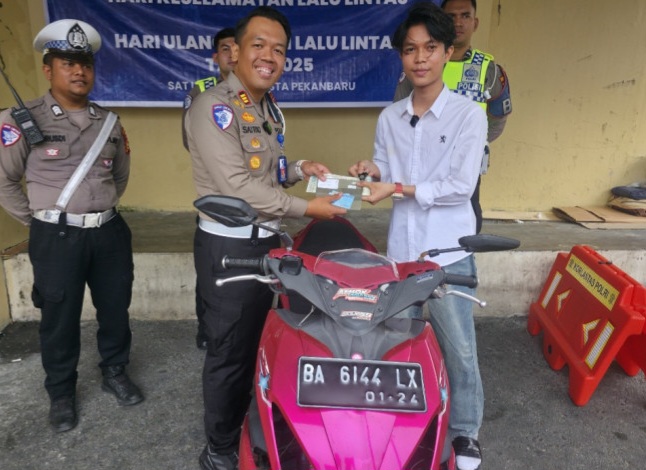 Razia Balapan Liar di Pekanbaru, Polisi Amankan Motor Curian dari Padang