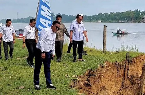 Hujan Redam Titik Api, BPBD Pelalawan Waspadai Ancaman Abrasi