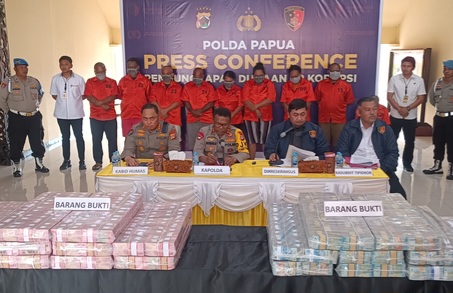 Polda Papua Tetapkan 9 Tersangka Korupsi Dana Desa Lanny Jaya Rp 168 M