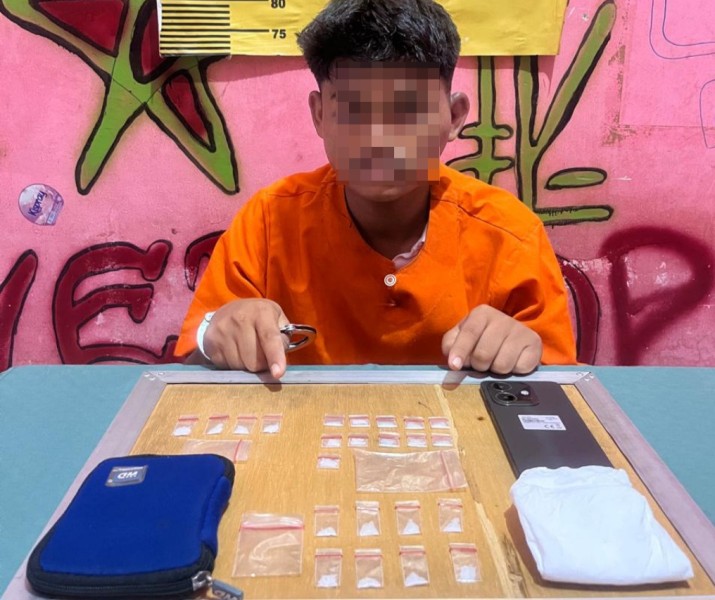 Sita 23 Paket Siap Edar, Polres Bengkalis Gulung Pengedar Perusak Saraf di Batsol
