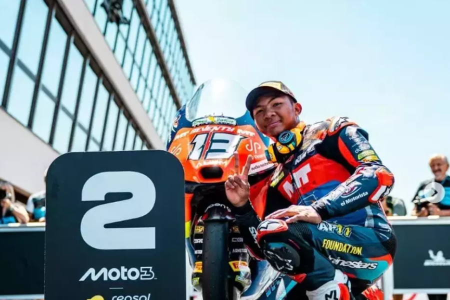 Podium Moto3 Perdana, Hakim Danish Cetak Sejarah Malaysia di Mugello