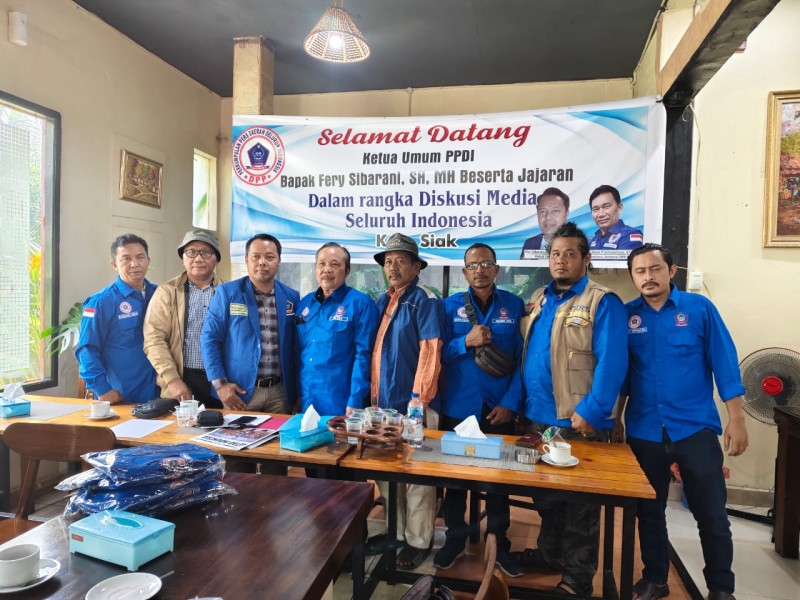 Media Dan Wartawan PPDI Siak Siap Sosialisasikan Program Bupati Siak