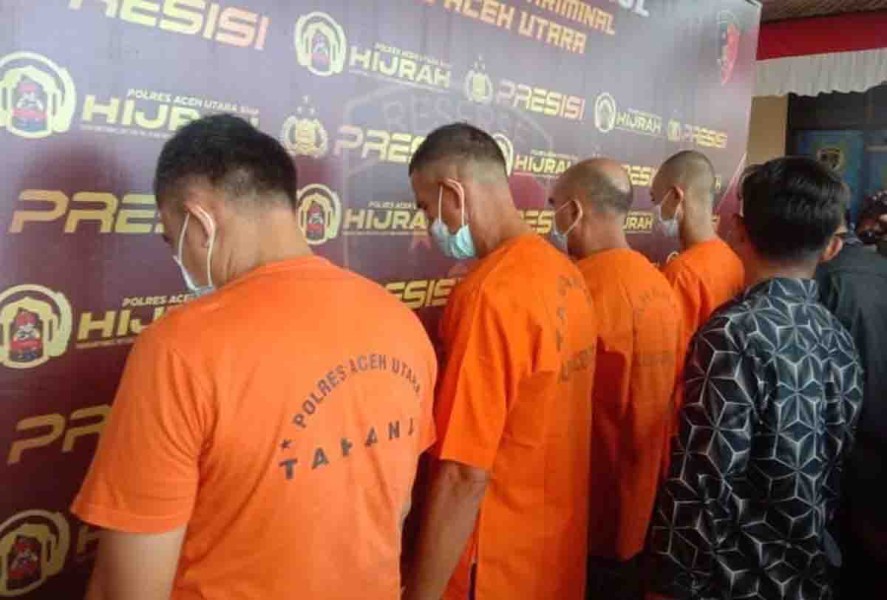 Kelompok Sebar Ajaran Menyimpang di Aceh Utara, Polisi Amankan Enam Tersangka