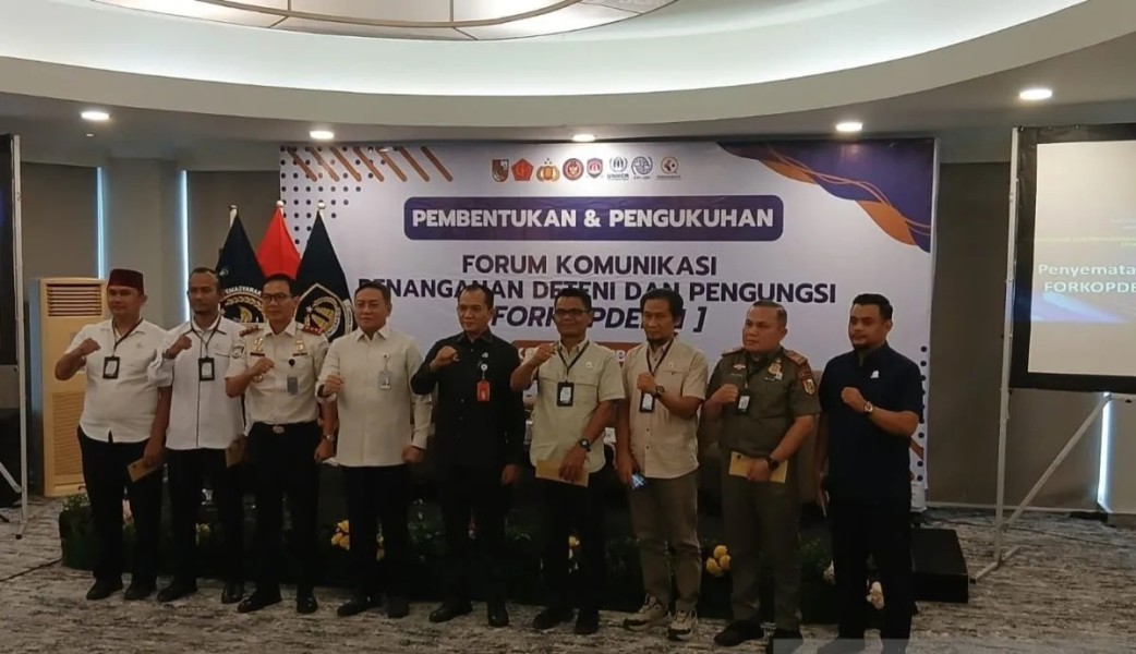 Kanwil Imigrasi Riau Kukuhkan Forkopdensi Pekanbaru, Perkuat Sinergi Penanganan Deteni dan Pengungsi