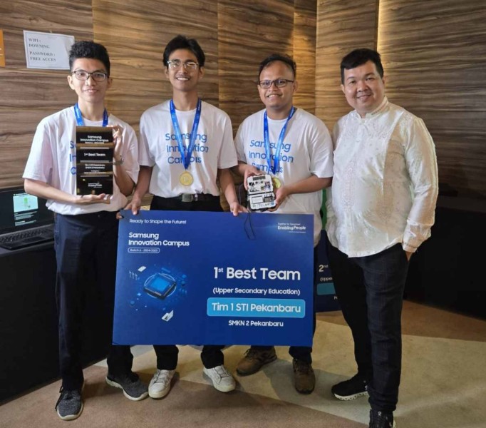 SMKN 2 Pekanbaru Raih Juara Nasional di Ajang Samsung Innovation Campus