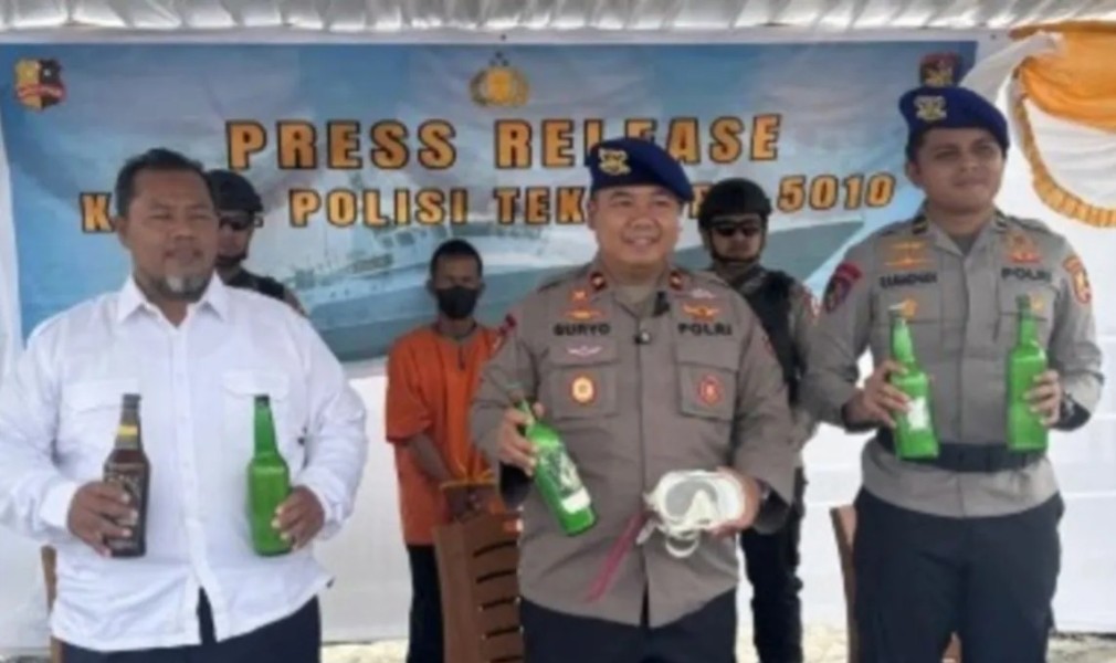 Polisi Ringkus Pengeboman Ikan di Buton Tengah