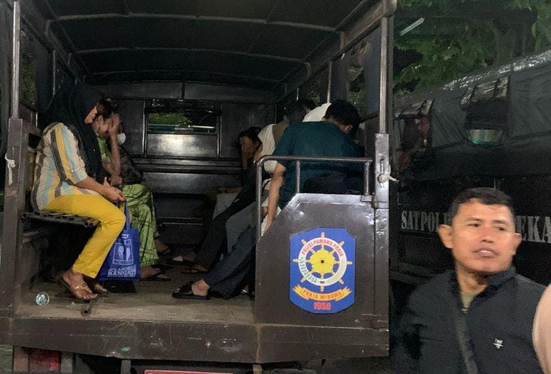 Sebanyak 17 Pasangan Mesum Diangkut Satpol PP Pekanbaru dari Sejumlah Hotel dan Wisma