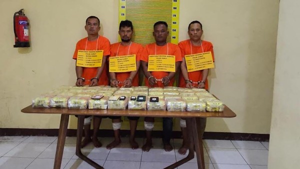 Polisi Vs Pengedar Kejar-kejaran,   Bawa 40 Kg Sabu di Medan, 4 Ditembak