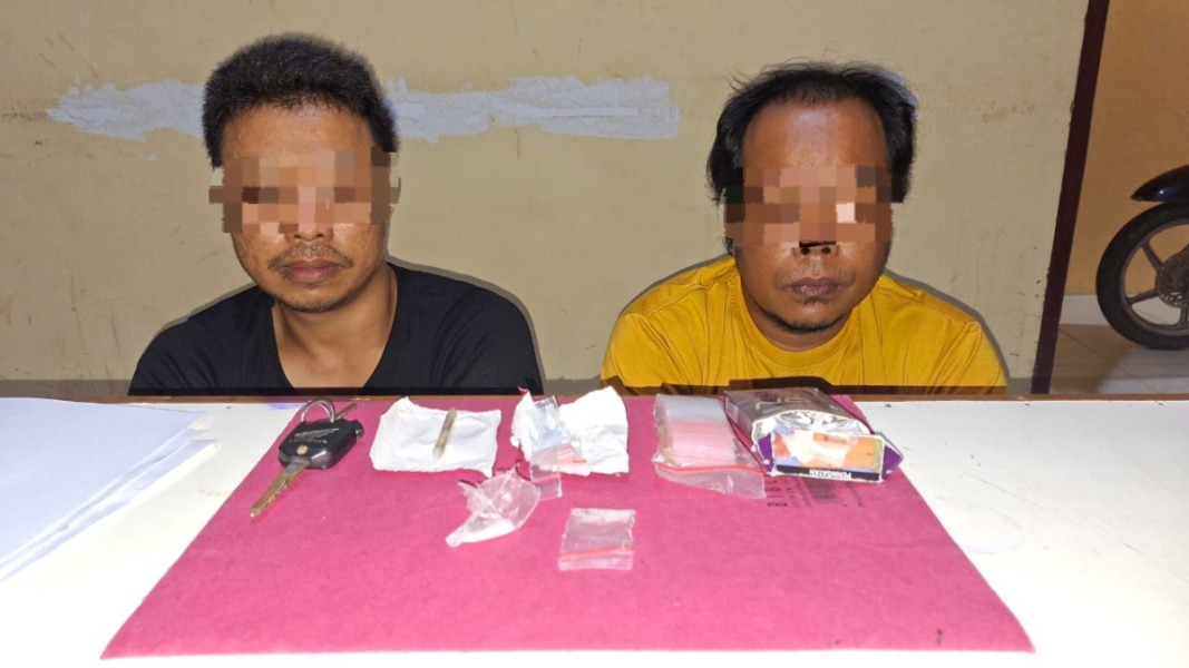 Polsek Pangean Berhasil Tangkap Dua Pengedar Narkoba