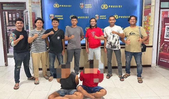 Ditangkap Resmob Polres Kampar, Pencuri Motor Sembunyi di Bawah Tempat Tidur